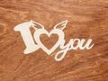 топпер "I love you"